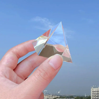 atural Clear Quartz Energy Pyramid - Aura Purifying