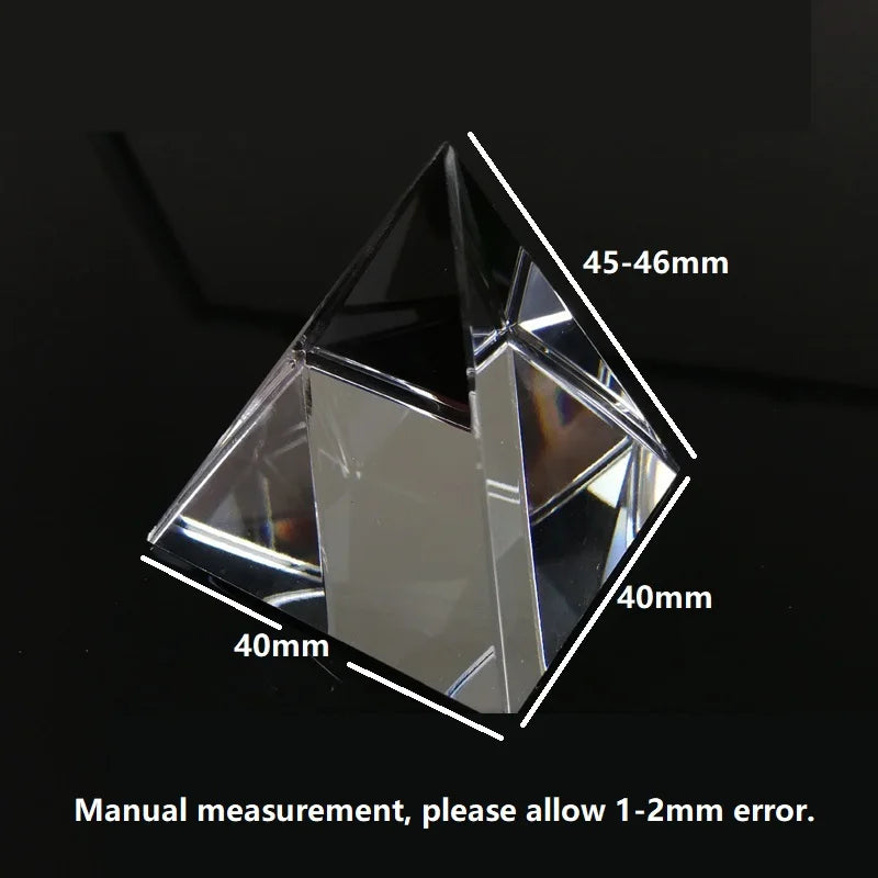 atural Clear Quartz Energy Pyramid - Aura Purifying