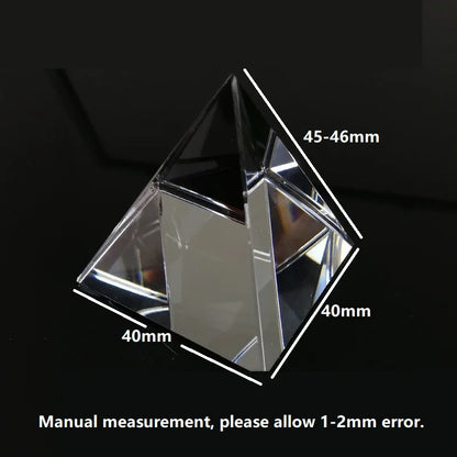 atural Clear Quartz Energy Pyramid - Aura Purifying